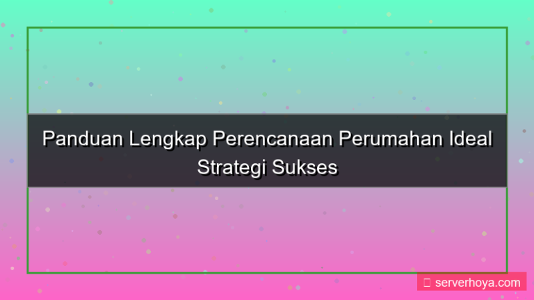gambar Perencanaan perumahan