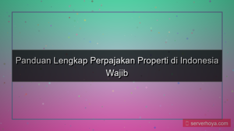 konten Perpajakan properti