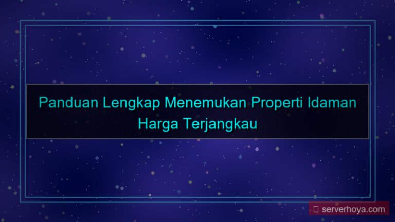 gambar Properti dengan harga terjangkau