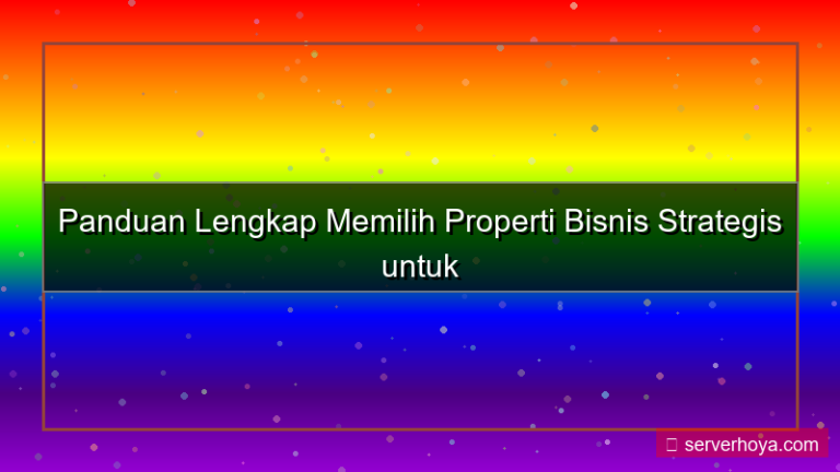 Properti untuk bisnis