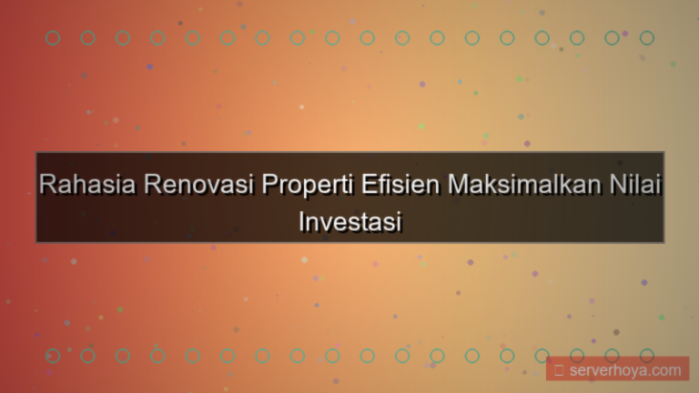 Proyek renovasi properti