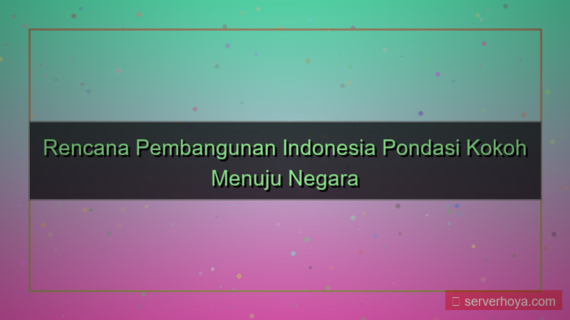 desain Rencana pembangunan
