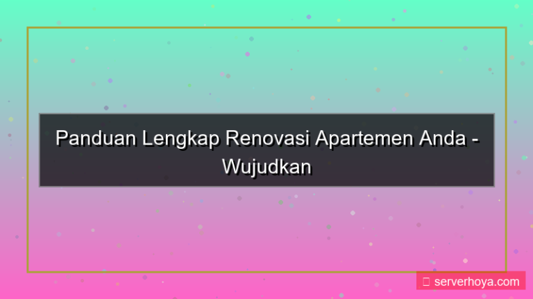 Renovasi apartemen