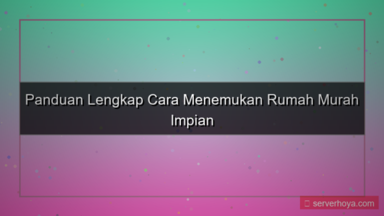 ilustrasi Rumah murah