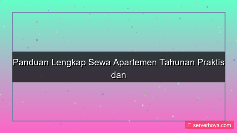gambar Sewa apartemen tahunan