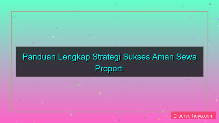 Sewa properti