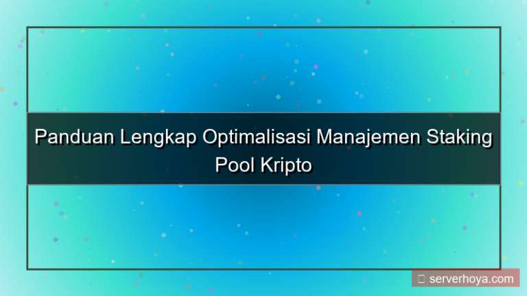 visual Staking pool management