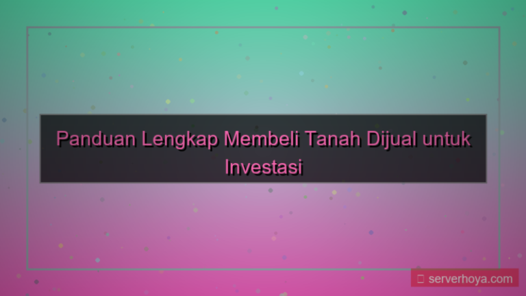 konten Tanah dijual