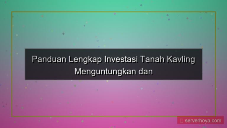 Tanah kavling