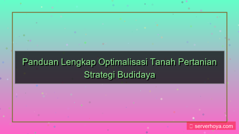 Tanah pertanian
