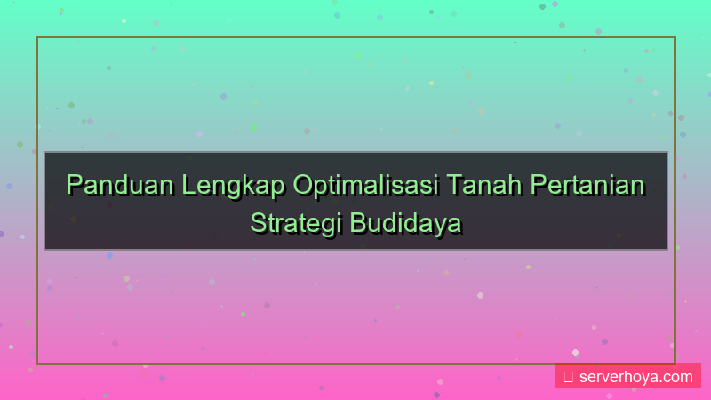 Tanah pertanian