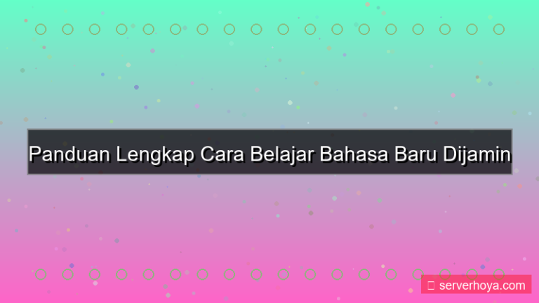konten Tips belajar bahasa