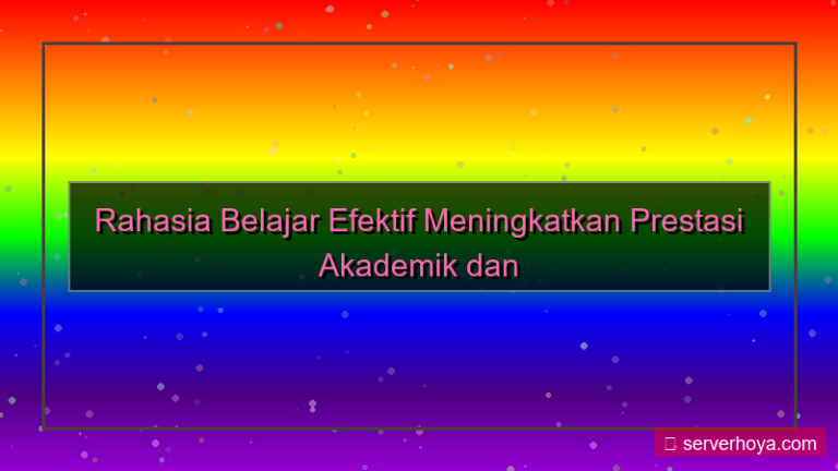 gambar Tips belajar dengan efektif