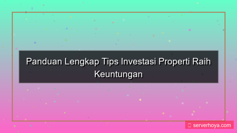 ilustrasi Tips berinvestasi properti