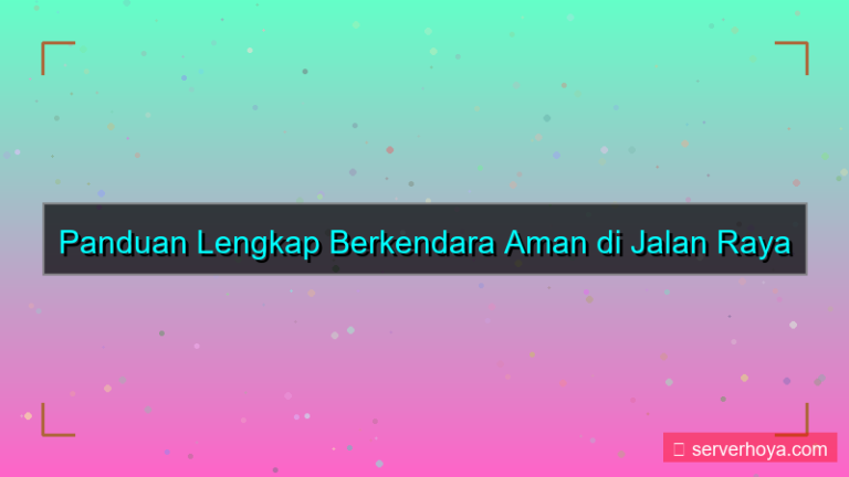 visual Tips berkendara aman