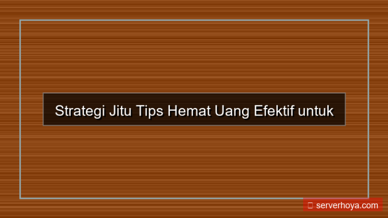 konten Tips hemat uang