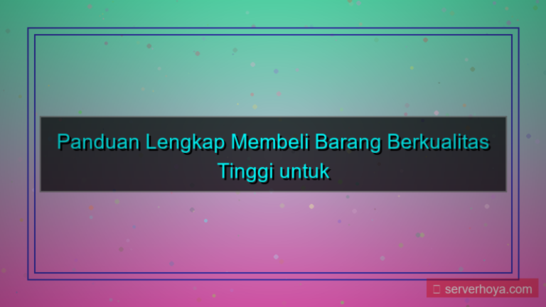 ilustrasi Tips membeli barang berkualitas