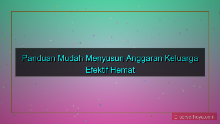 gambar Tips membuat anggaran keluarga
