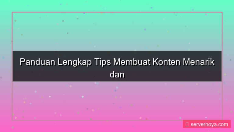 gambar Tips membuat konten