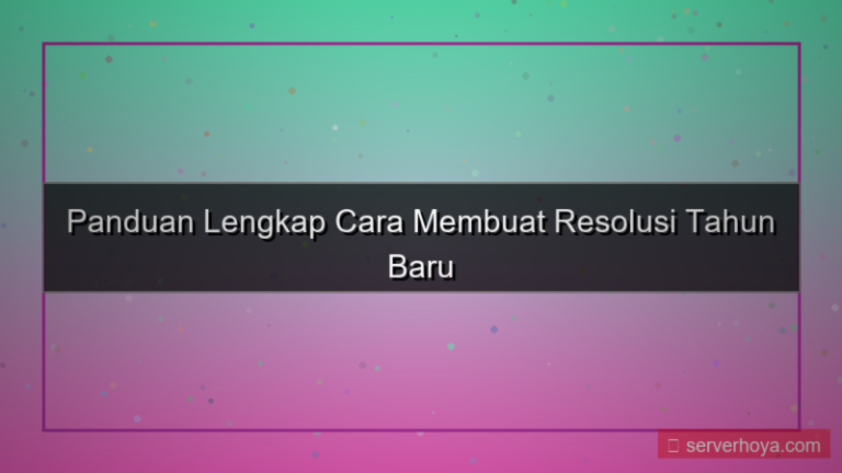 konten Tips membuat resolusi