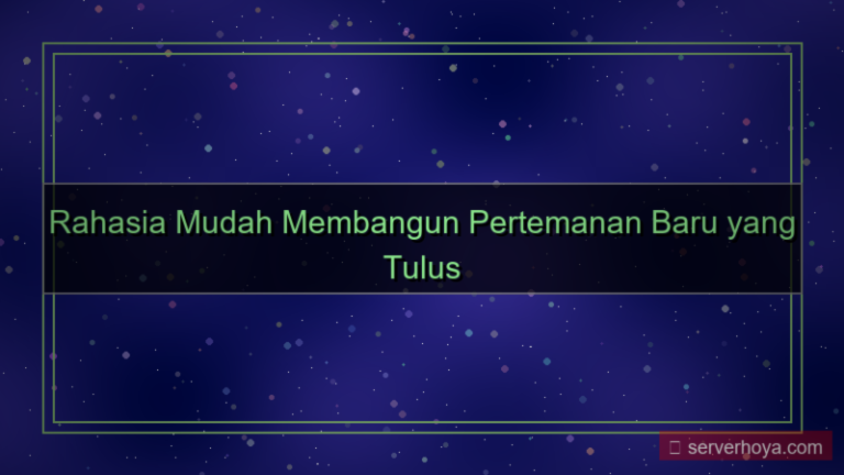 Tips membuat teman