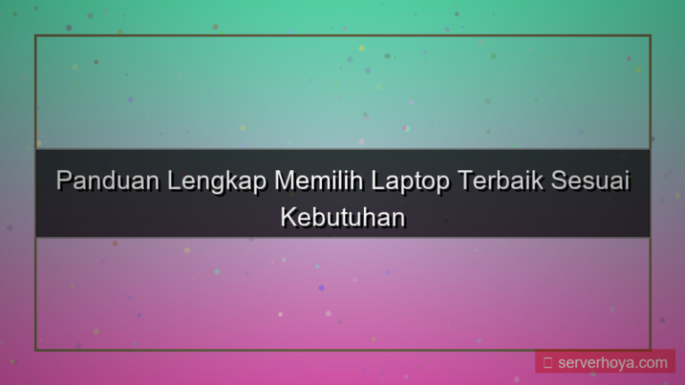 gambar Tips memilih laptop