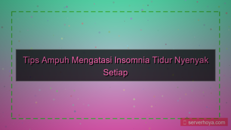 ilustrasi Tips mengatasi insomnia