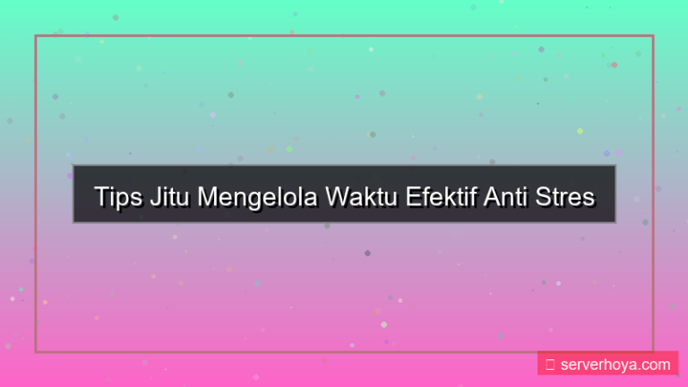 ilustrasi Tips mengelola waktu