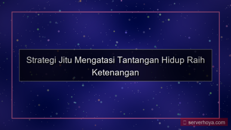 desain Tips menghadapi tantangan hidup