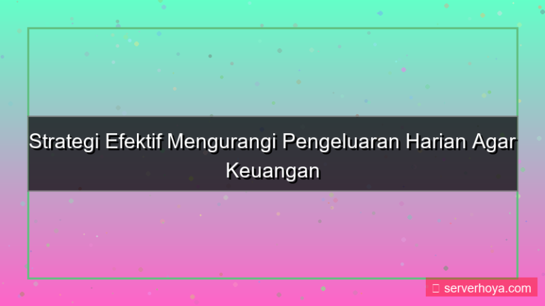 ilustrasi Tips mengurangi pengeluaran harian