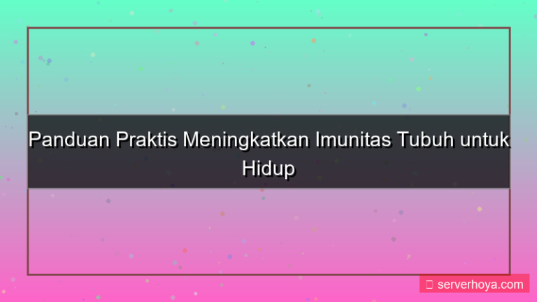 tampilan Tips meningkatkan daya tahan tubuh