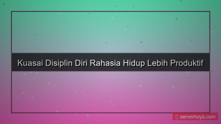 desain Tips meningkatkan disiplin