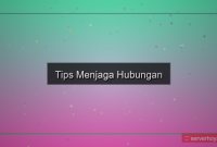 tampilan Tips menjaga hubungan