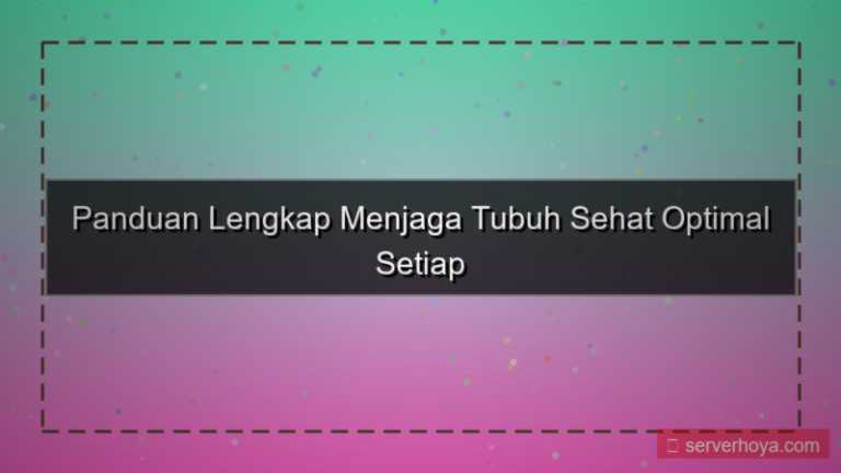 desain Tips menjaga tubuh sehat