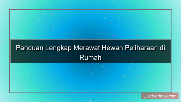 konten Tips merawat hewan peliharaan