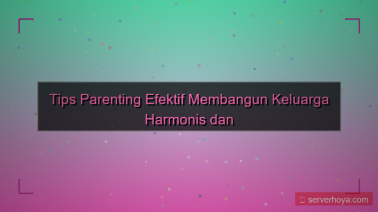 desain Tips parenting efektif