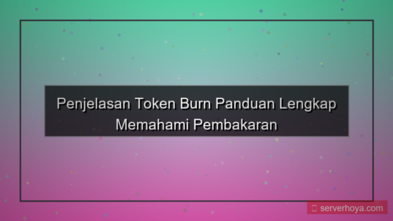 gambar Token burn explained