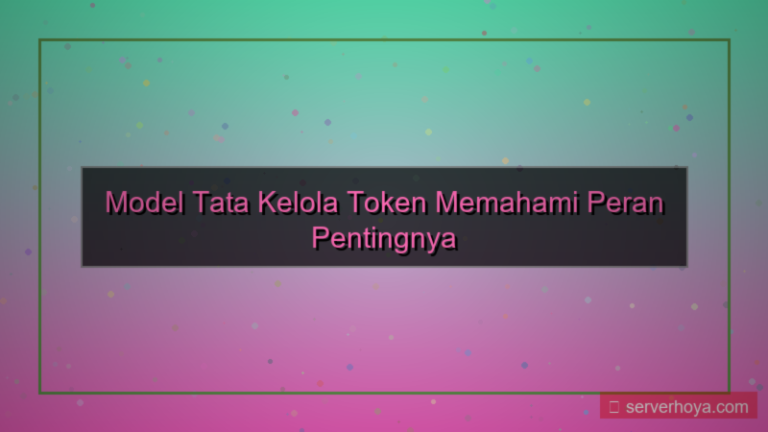 gambar Token governance model