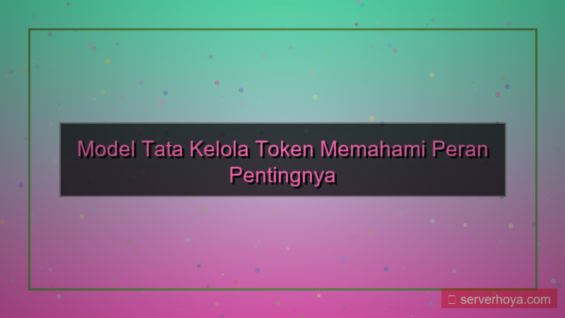 gambar Token governance model