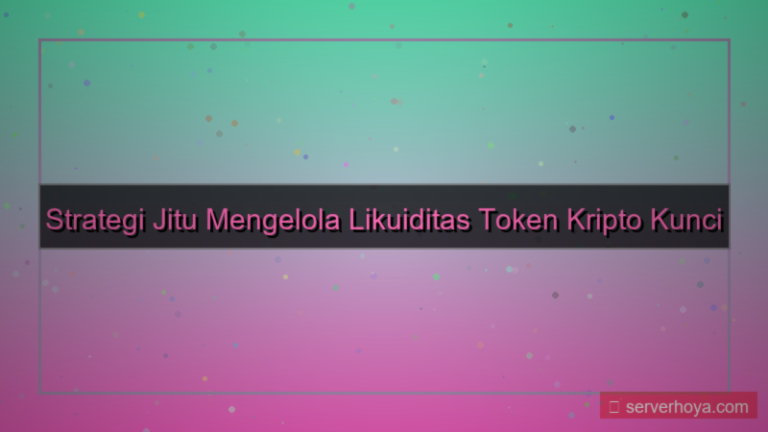 visual Token liquidity management