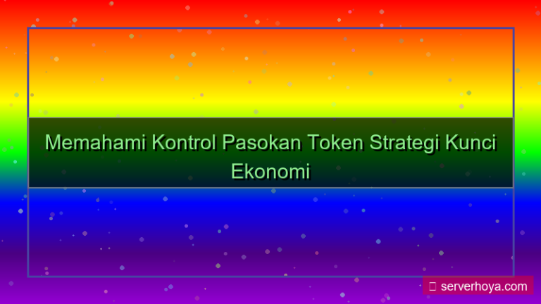 konten Token supply control