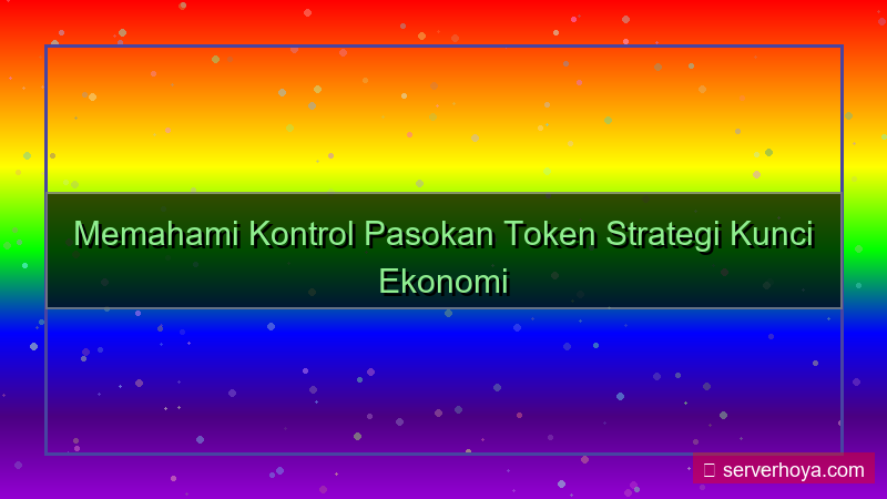 konten Token supply control
