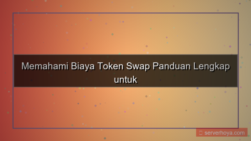 Token swap fees