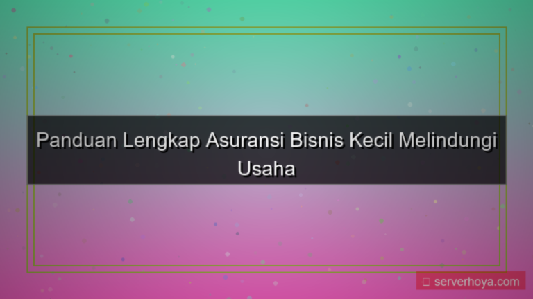 tampilan Asuransi bisnis kecil