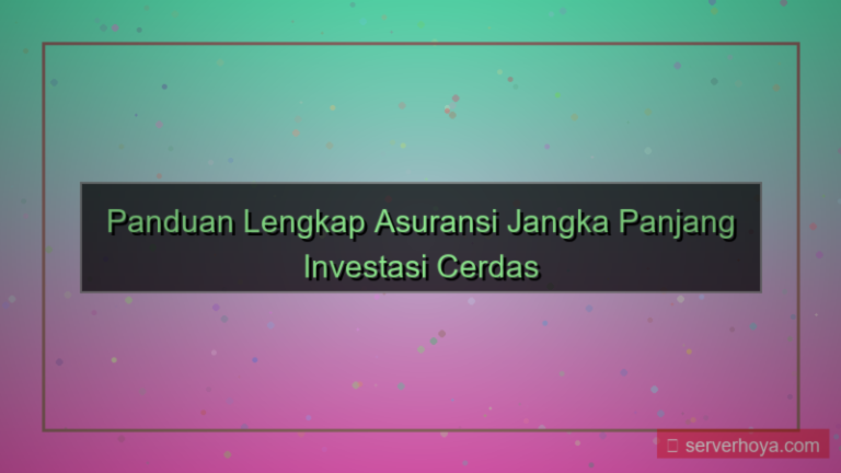 Asuransi jangka panjang