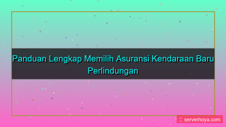 Asuransi kendaraan baru