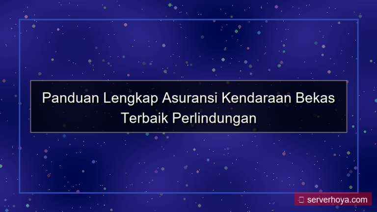 desain Asuransi kendaraan bekas
