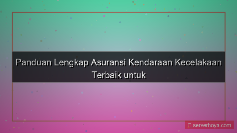 gambar Asuransi kendaraan kecelakaan