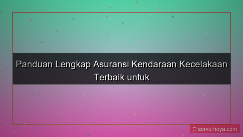 gambar Asuransi kendaraan kecelakaan