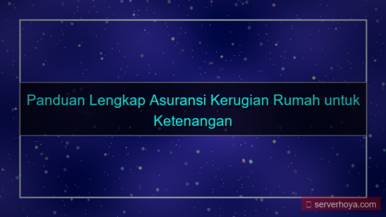 visual Asuransi kerugian rumah